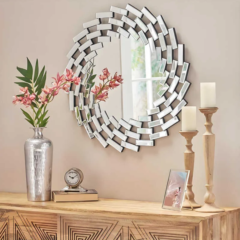 Mosaik badeværelse spejl